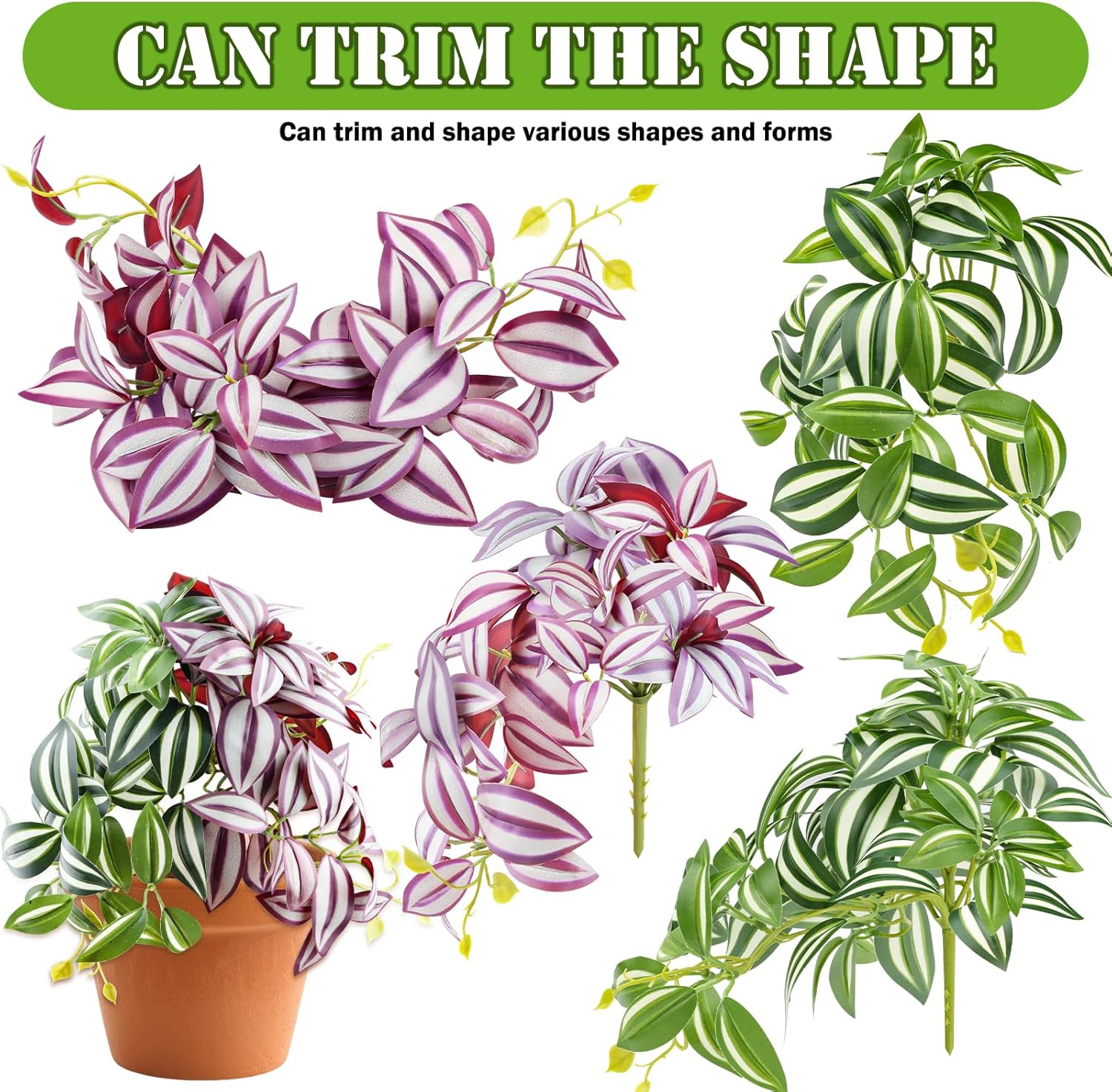QUOZUO 2 Pack Reptilienpflanzen für Terrarium - Bild 3
