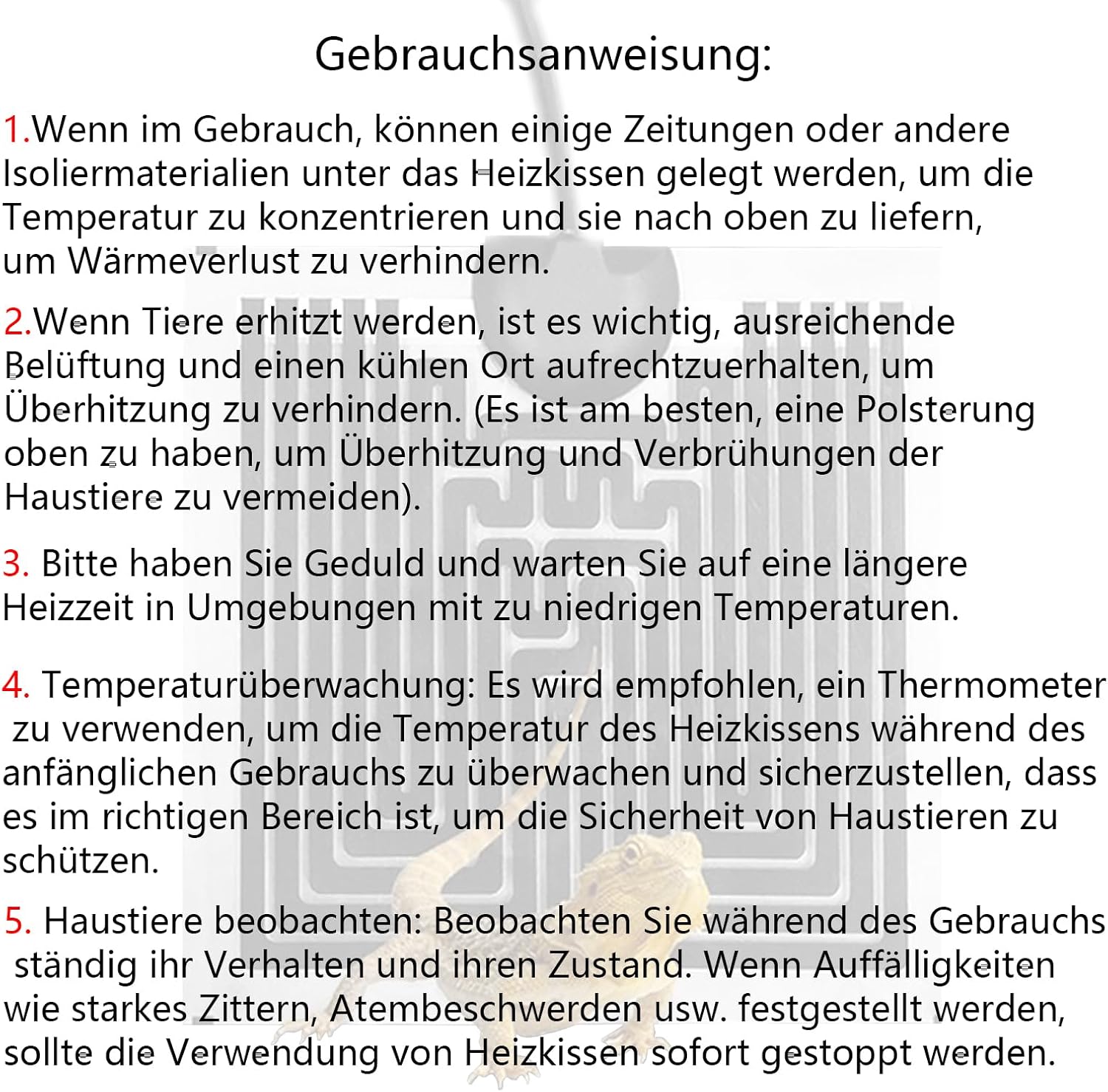 CAM2 Terrarium-Heizmatte 5W - Bild 5