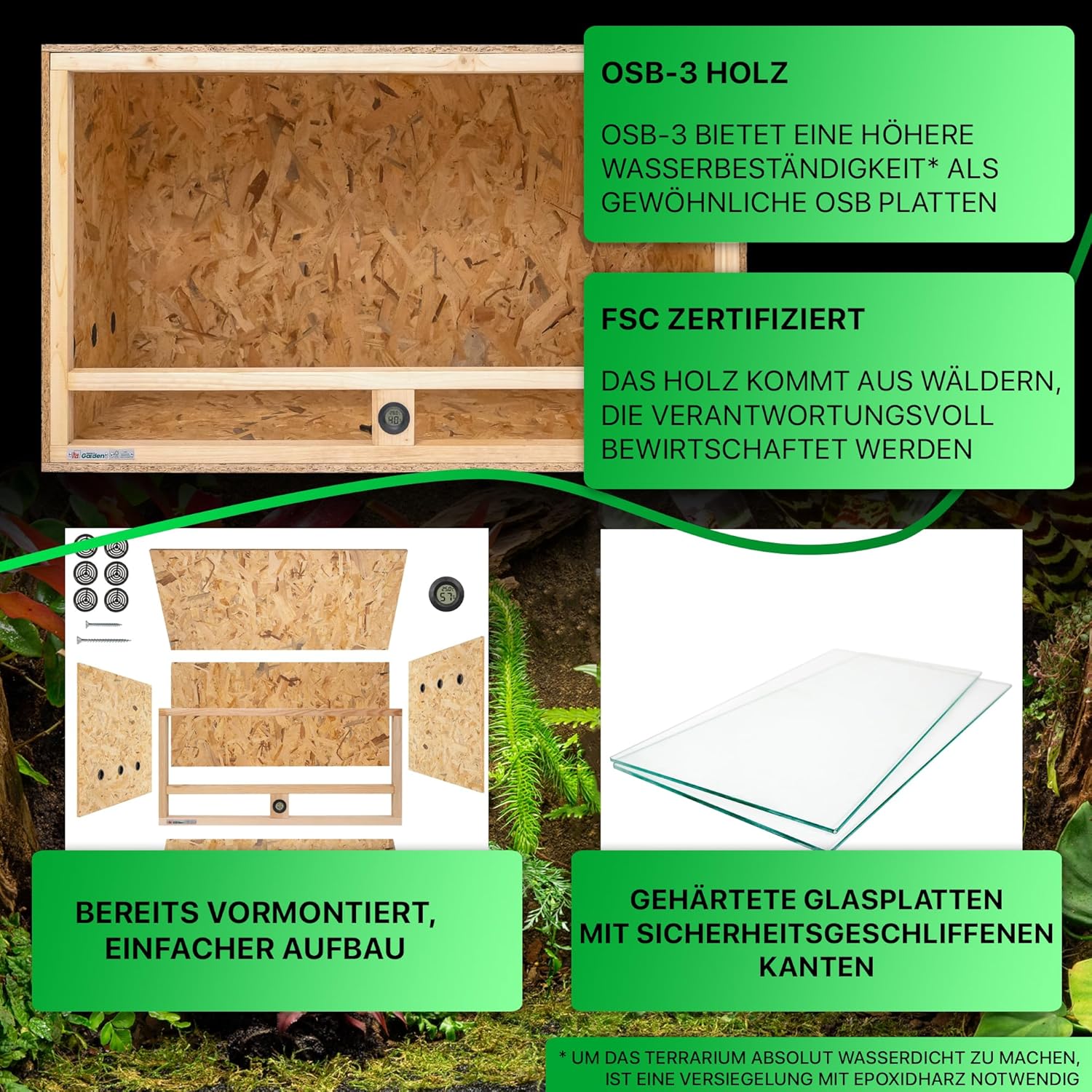 ITA Holzterrarium 120×60×60 cm - Bild 4