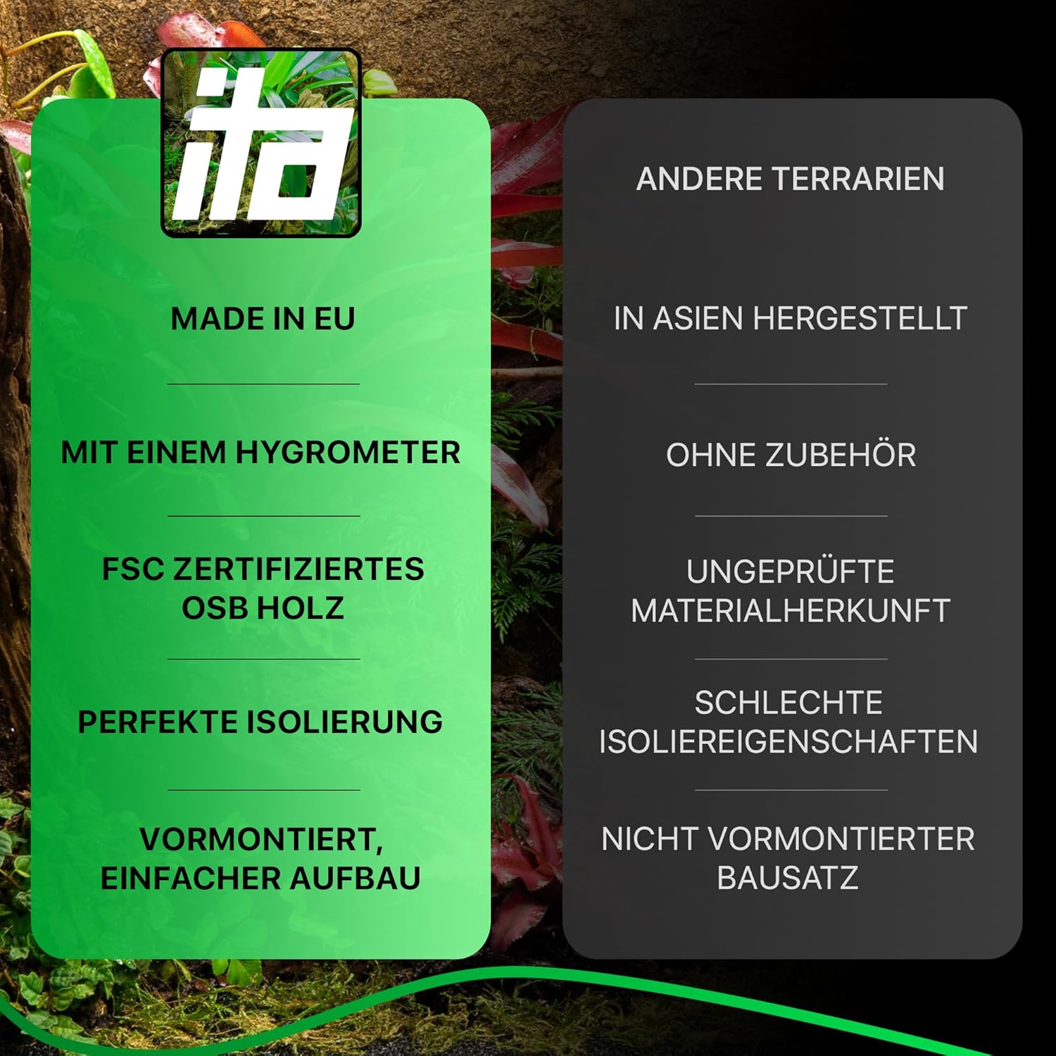 ITA Holzterrarium 120×60×60 cm - Bild 5