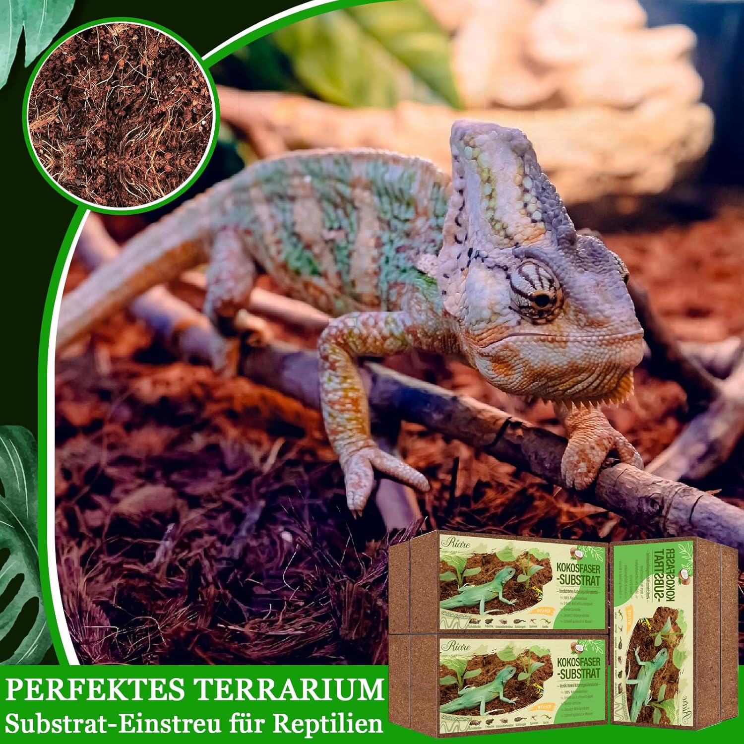 Riare Kokosfaser-Substrat für Reptilien - Bild 5