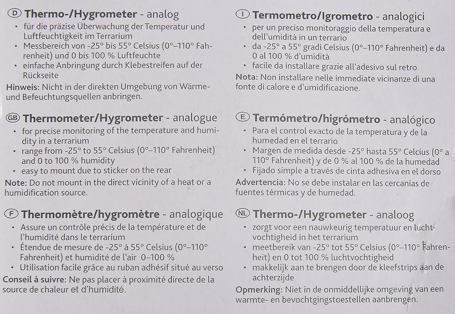 TRIXIE Thermo-Hygrometer Terrarium - Bild 4